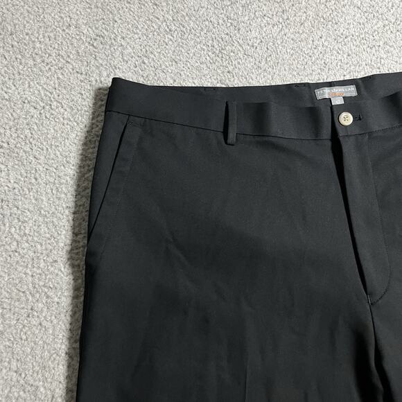 Peter Millar Shorts Mens 40 Black Wicking Performance Golf 9" Chino Stretch - Picture 6 of 10